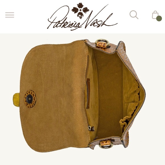 Salerno Saddle Bag, Vintage Leather Croc, NWT - Picture 5 of 8